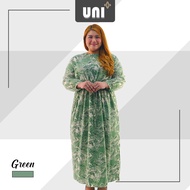 [UNIPLUS] Blouse Women Ainslee Printed Swing Dress Blouse Plus Size muslimah Murah Baju Viral Labuh Blause Wanita