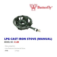 Butterfly C20 LPG Cast Iron Gas Stove (Manual) / Dapur Gas Semawar