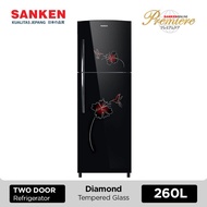 Sanken Kulkas 2 Pintu SK-G266AH-BK Hitam