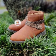 Girls Glitter Buckle Boots Size US 3 EUR 34 outsole 24cm