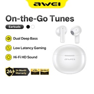 Awei T87 Wireless Bluetooth Earbud Gaming Double Bass High Quality with Mic HD
