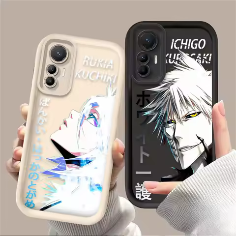 B-BLEACH Ichigo iRukia Case For Xiaomi Poco X7 X6 X5 X3 NFC F7 F6 F5 F3 M7 M6 Pro 4G 5G Mi 12 11 Lit