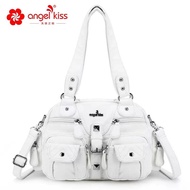 Angel Kiss Female Bag Y2K Hot Girl Underarm Bag Niche Retro Asian Culture Unique Messenger Bag