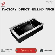 Hot Pot Restaurant Equipment,Hot Pot And Bbq Table/2 In 1 Bbq Grill Hot Pot
