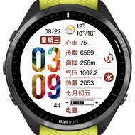 หน้าปัดนาฬิกาออกกำลังกาย Garmin Fenix 8 หน้าปัดแบบ FR255S สำหรับ Garmin 245 265 965 7X ดีไซน์สุดเก๋
