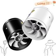 CAMELLI Mute Exhaust Fan, Air Ventilation Pipe Toilet Exhaust Fan, Powerful Black White 4'' 6'' Super Suction Ceiling Booster Household Kitchen