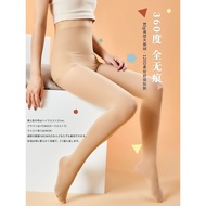 120D哑光天鹅绒丝袜高腰收腹360度无痕连裤袜 春秋款厚丝袜子 女120D matte velvet stockings with high waist and abdominal compress