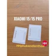 CAMERA tempered glass Xiaomi 15 Ultra, Xiaomi 15, Xiaomi 15 Pro transparent