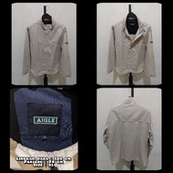 Aigle Brand Casual Jacket in Cream Second Hand Original.