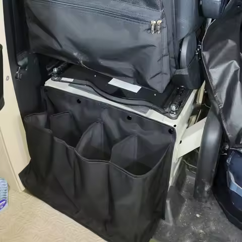 10-Inch Caravan Camper Van Shoe Storage Bag - Multi-Pocket 4 Pockets Solution RV Wall Mount for Moto