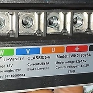 ZWK04802525A Uwinfly T78B Controllera RemovedOriginal, not Votol em30s
