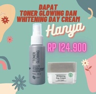 MS GLOW ORI WHITENING DAY CREAM DAN TONER GLOWING