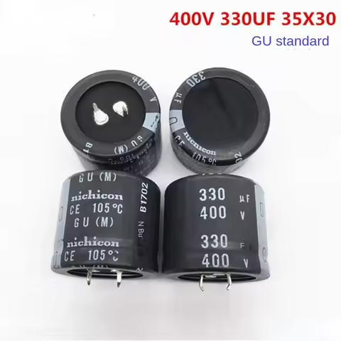 （1PCS）400V330UF 35X30 electrolytic capacitor 330UF 400V 35 * 30 GU 105 degrees