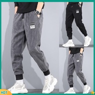 Men's Plus Size Casual Stripe Sport Sweatpants - Cuffed
