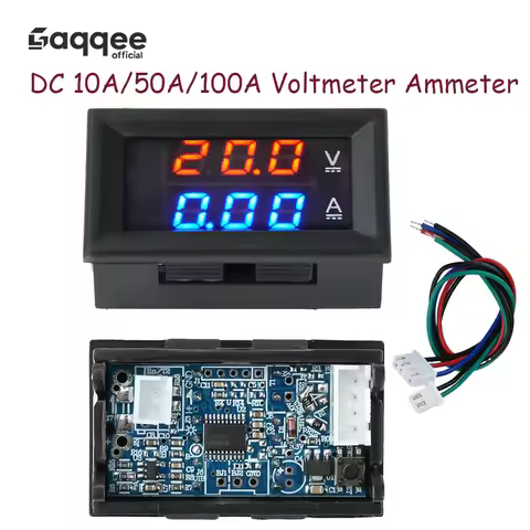 H28UI5 DC 4-28V 0.28 Inch Voltmeter Ammeter LED Dual Digital Volt Meter Gauge LED Display Meter Indi