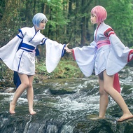 Re:Zero Ramrem Rem Inspired Kimono - Women's Cosplay Clothing