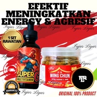TREATMENT PACKAGE 1 SET OF WING CHUN JAMU (100 Pills) & SUPER G DOPING (60ml) INCREASES MORE POWER V
