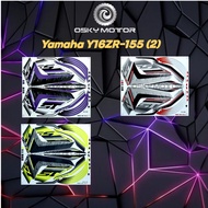 Yamaha Y16ZR 155 (2) Body Sticker - Black / Silver / Grey