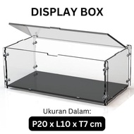 Custom Acrylic Display Box Top Door Inner Size L20xW10xH7