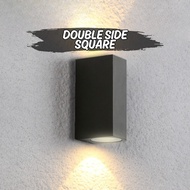 Nordic Lighting Outdoor Led Effect Wall Light GU10 HOLDER Black Color Outdoor UPDOWN Light Outdoor L