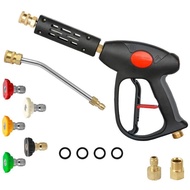 Gun m22 High Pressure Spray Cleaning 34,000psi5 7-Rod Quick Connection Replacement Nozzle Extension 