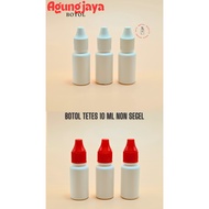 MATA Eye Drop Bottle 10 WhiteML Unsealed Plastic Bottle/ Bottle/ Small Bottle/ Dropper Bottle/ Medic