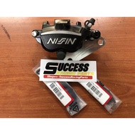 Caliper nissin disc brake pad 2 pot