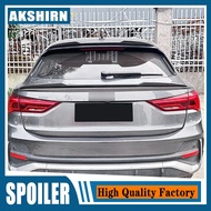 Car Automotive Part ABS Plastic Rear Trunk Mid Wing Spoilers For Audi Q3 F3 Sportback 2019 2020 2021
