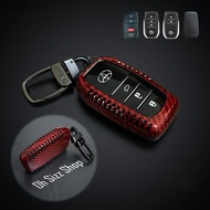 เคสรีโมทรถ Toyota bZ4X  Travo Over Land  2026   Majesty คาร์บอนไฟเบอร์แท้ T-Carbon Air Vent Design (