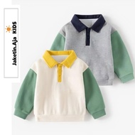 Jacket Aja Kids - Collared Sweater for Boys and Girls (1th - 18th) Jacket Boy Korean Ulzzang Street 