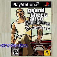 PS2 Game Cassette PS 2 GTA San Andreas GTA SA - ReMastered Version