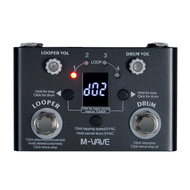 M-vave Lost Tempo Drum Machines & Looper Pedal ในตัว 30 กลอง 11 นาที Recoding Time ความแม่นยําสูงจูน