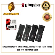 HapeOnline Kingston Pendrive Data Traveler 100 G3 USB 3.0 Flash Drives 8GB 16GB 32GB 64GB 128GB