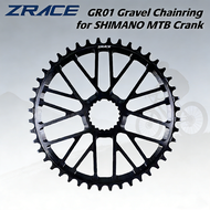 ZRACE 40T 42T 44T GR01 Gravel / MTB Chainring for SHIMANO M9100 / M8100 / M7100 / M6100 / MT900 Cran
