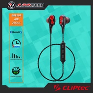 (Clear Stock) CLiPtec AIR-2SOUL BBE103 Dual Dynamic Drivers Bluetooth Eaphone, Sweat Proof, Volume C