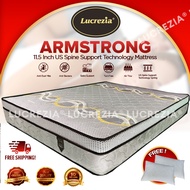 Free Shipping Lucrezia Armstrong (11.5 Inch) US Spine Support Spring  Mattress / Tilam