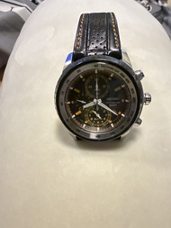 SEIKO精工三圈皮帶手表