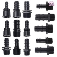 SOONA Screw Joint, Female Male Thread PE Garden Hose Barb Connector, 16mm 20mm 25mm 1/2 3/4 To 1/2 3