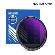 NEEWER ND2-400 VND Filter 72mm ฟิลเตอร์กล้อง DSLR/Mirrorless ฟิลเตอร์ลดแสง ปรับระดับได้ 1-9 สต็อป