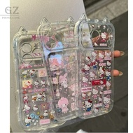 Cute Cat Ear Pink Lamb Shock-Resistant Suitable For iPhone 17 16 15 14 Pro Max i15 i16 17Pro Phone C