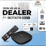 [Ready Stock KL]MCMC & SIRIM Certified Botato OTT Box Android TV Box 4GBx64GB Android 11 Netflix Goo