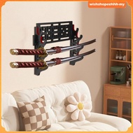 [WishshopeehhhMY] 4 Tier Rack Accessories Base Support Lightsaber Storage Organizer Wood Bracket Swo