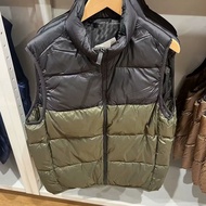 UNIQLO เสื้อกั๊กเสื้อกั๊กลงแขนกุดสำหรับผู้ชาย/ผู้หญิงเสื้อกั๊กโคมไฟแบบมีซิป2023ครอบครัว U 463244นำเข