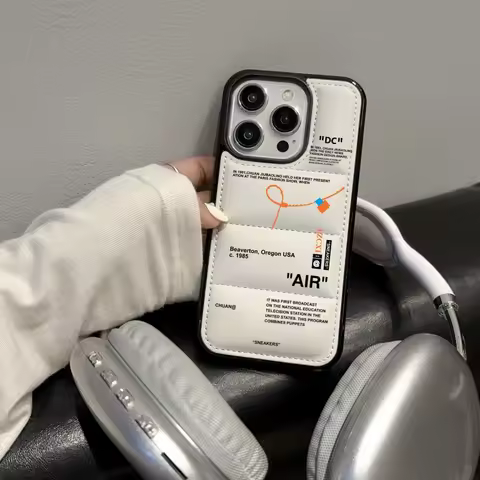 Luxury Sneakers AIR shoelace Phone Case for iPhone 12 13 14 15 16 17 Pro Max Plus Air NICECASE Vacuu