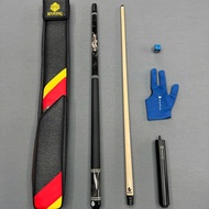 Combo cơ bida Wuking ngọn mộc bida lỗ cao cấp. Cơ bida cá nhân Wuking. Tặng kèm bao da găng tay lơ c