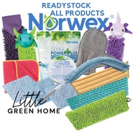 NORWEX Original Products Enviro Window Dusting Mitt Mop System Kitchen Kids Pet to Dry Premium Micro