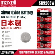 Maxell Japan SR920SW Silver Oxide Watch Battery Jam SR920SW Battery