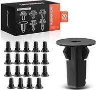 A-Premium 20PCS Nylon Fender Lining Screw Grommet Retainer Clip Compatible with Toyota Camry, RAV4, 