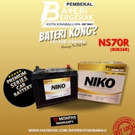 [ Installation Provided ] NIKO NS70R | 80B26R | Premium Series Battery Free Maintenance