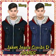 FashionOS - Men's Combi Jeans Jacket 18389 James Men's Clothing